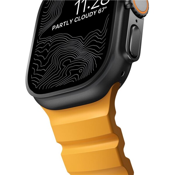 Nomad-Rocky-Point-Band-reminek-Apple-Watch-49-45-44-42mm-cerny-oranzovy