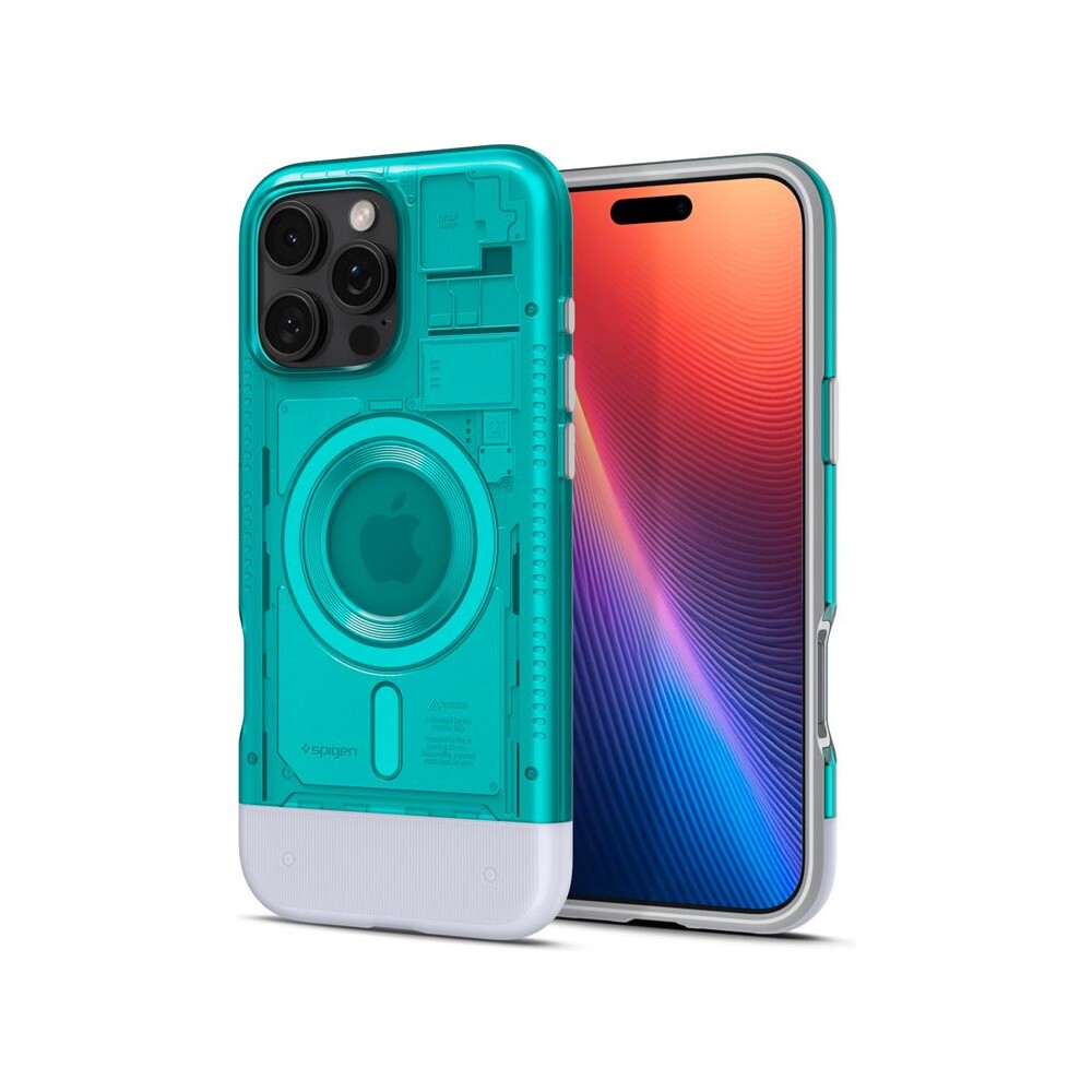 Spigen-Classic-C1-MagSafe-kryt-iPhone-16-Pro-bondi-blue