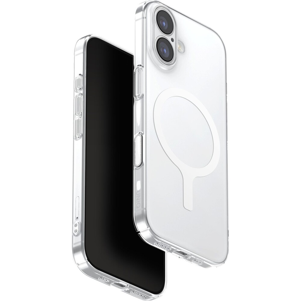 UNIQ-Airsuit-MagClick-MagSafe-kryt-iPhone-17-Glossy-Clear-White