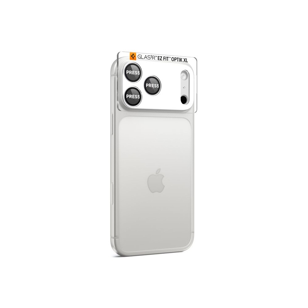Spigen-Glass-tR-EZ-Fit-Optik-Pro-XL-sklo-na-fotoaparat-iPhone-17-Pro-Max-stribrne