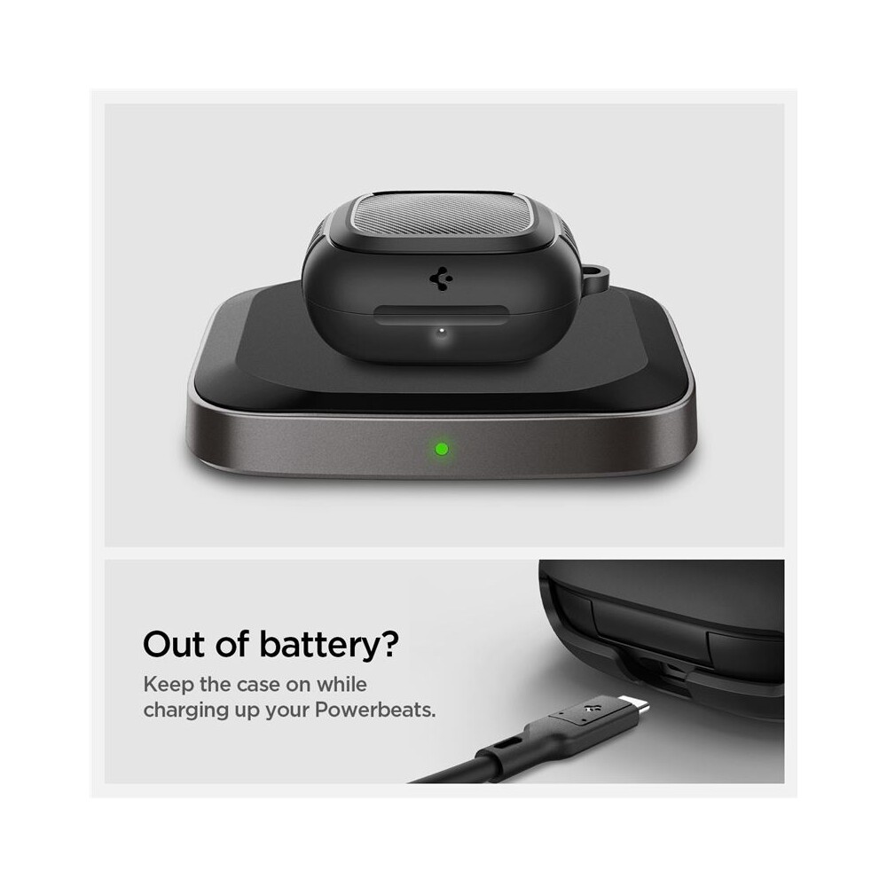 Spigen-Rugged-Armor-pouzdro-Apple-Powerbeats-Pro-2-cerne