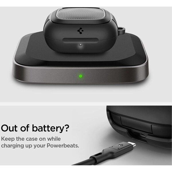 Spigen-Rugged-Armor-pouzdro-Apple-Powerbeats-Pro-2-cerne