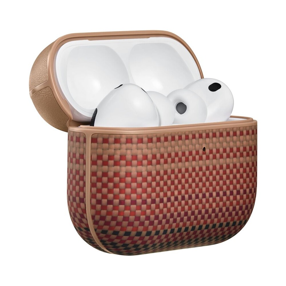 Pitaka-Aramid-Fiber-Magnetic-Case-pouzdro-AirPods-Pro-3-Sunset