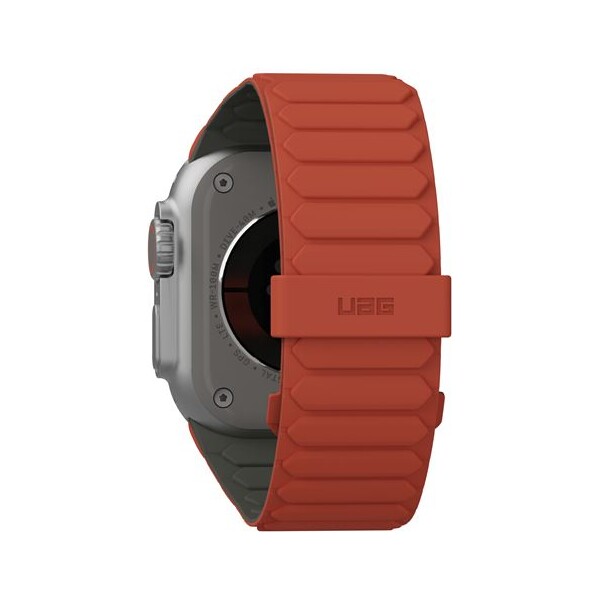 UAG-Pathfinder-reminek-Apple-Watch-49-46-45-44-42mm-olivovy-oranzovy