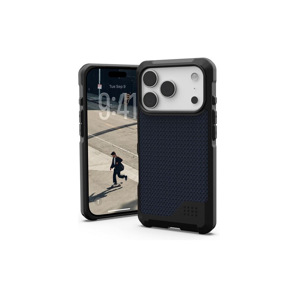 UAG-Metropolis-LT-Magsafe-Kevlar-kryt-iPhone-17-Pro-modry