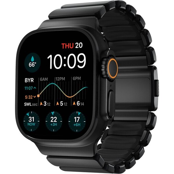 Nomad-Stratos-Band-FKM-reminek-Apple-Watch-45-46-49mm-Black-Titanium-Black