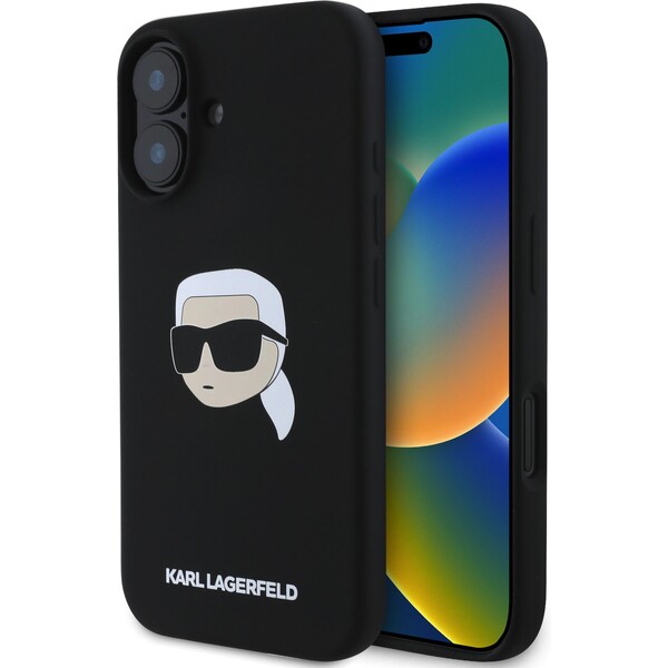 Karl-Lagerfeld-Liquid-Silicone-Karl-Head-MagSafe-kryt-iPhone-16-cerny