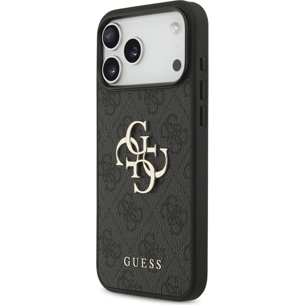 Guess-PU-4G-Metal-Logo-kryt-iPhone-17-Pro-Max-sedy