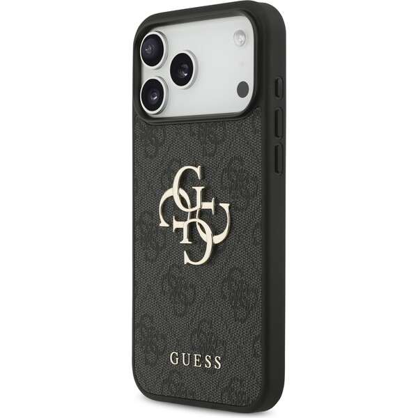 Guess-PU-4G-Metal-Logo-kryt-iPhone-17-Pro-Max-sedy