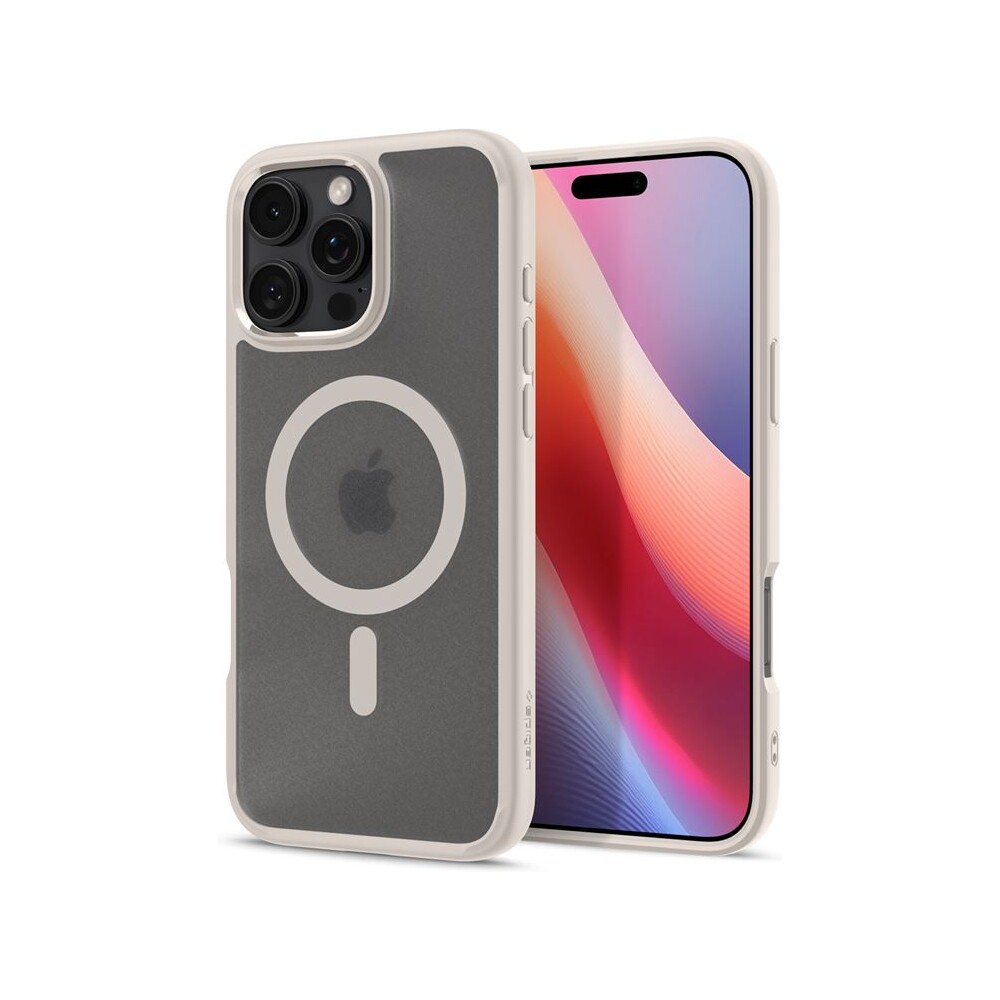 Spigen-Ultra-Hybrid-MagSafe-kryt-iPhone-16-Pro-frost-natural-titanium