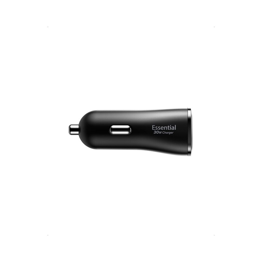 Spigen-Essential-30W-USB-A-nabijecka-do-auta-EV302-cerna