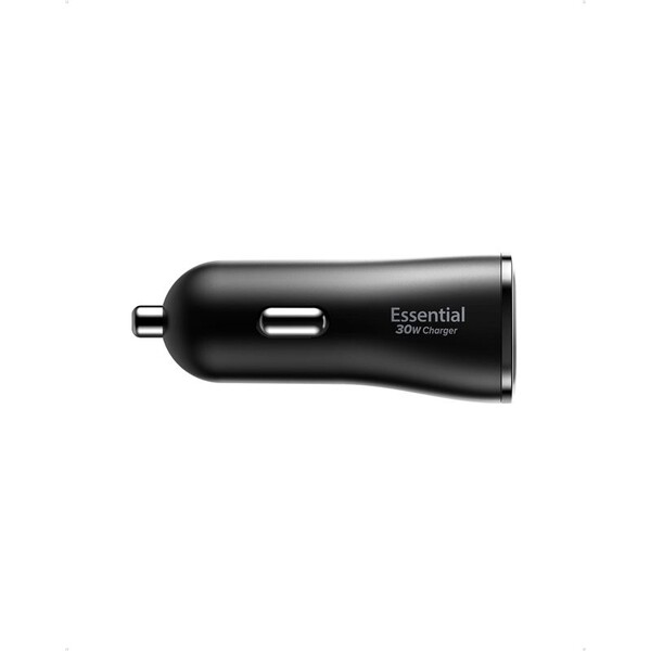 Spigen-Essential-30W-USB-A-nabijecka-do-auta-EV302-cerna