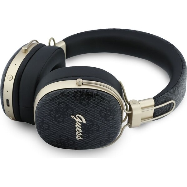 Guess-4G-Metal-Script-Logo-ENC-bezdratova-sluchatka-cerna