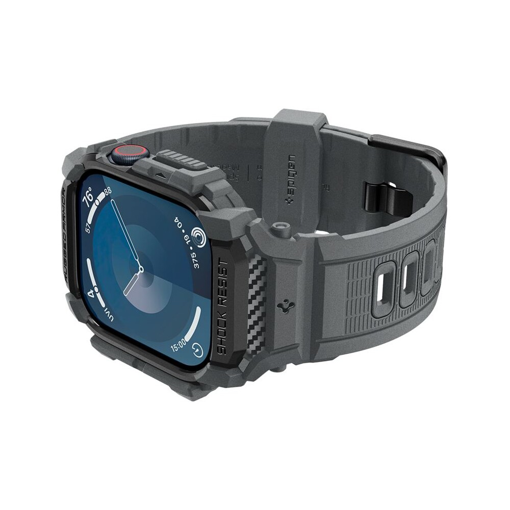 Spigen-Rugged-Armor-Pro-reminek-s-pouzdrem-Apple-Watch-10-11-46mm-sedy