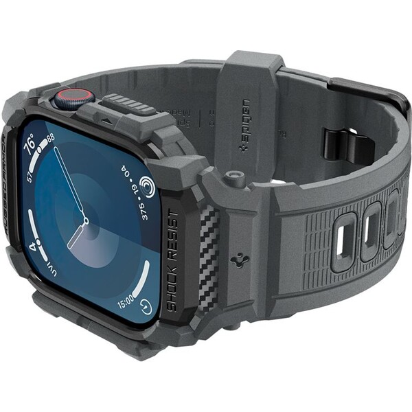 Spigen-Rugged-Armor-Pro-reminek-s-pouzdrem-Apple-Watch-10-11-46mm-sedy