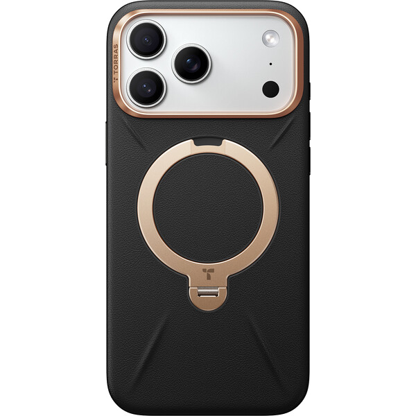 Torras-Ostand-Q3-VegSkin-MagSafe-kryt-iPhone-17-Pro-Max-obsidian-black
