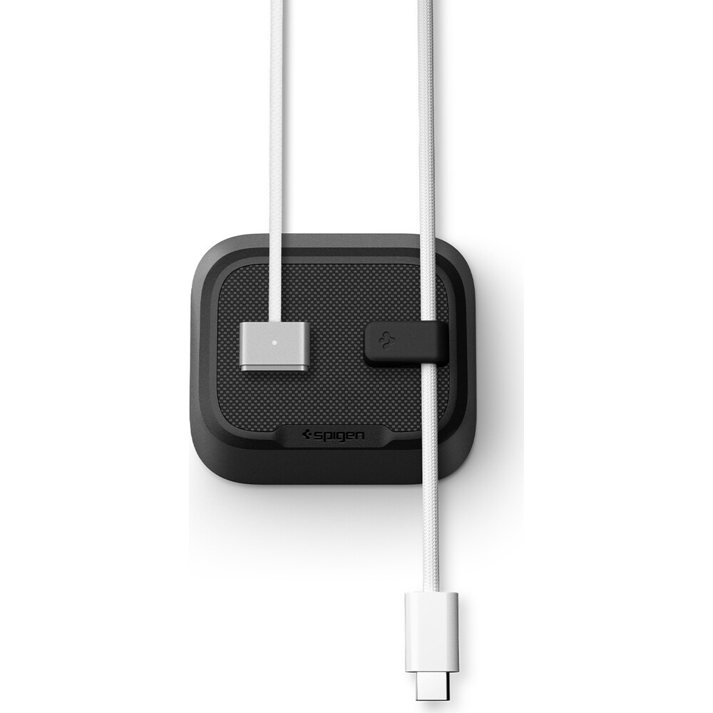 Spigen-Magnetic-Cable-Holder-magneticky-organizer-cerny