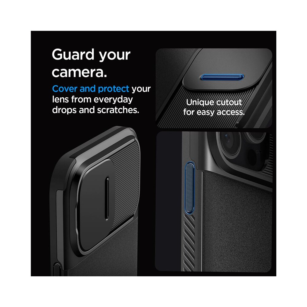 Spigen-Optik-Armor-MagSafe-kryt-iPhone-16-Pro-Max-black