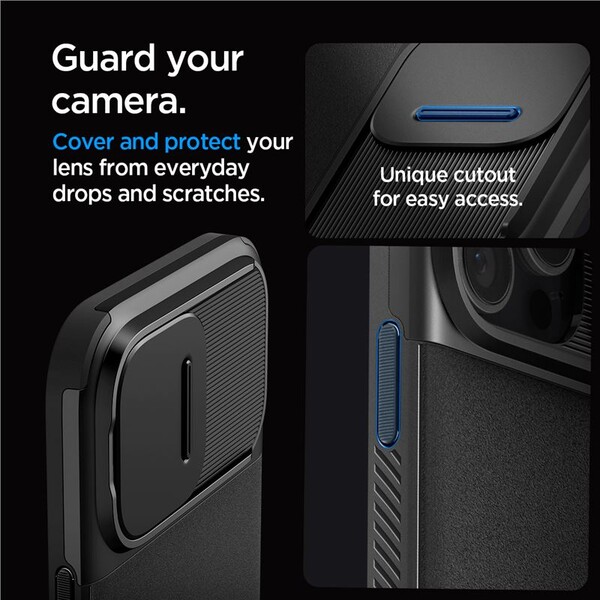 Spigen-Optik-Armor-MagSafe-kryt-iPhone-16-Pro-Max-black