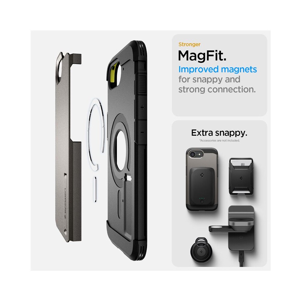 Spigen-Tough-Armor-MagSafe-kryt-iPhone-17e-16e-sedy