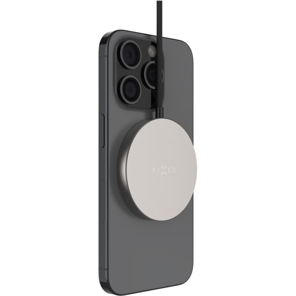 FIXED-MagPad-Slim-MagSafe-nabijecka-s-Qi2-15W-titanova