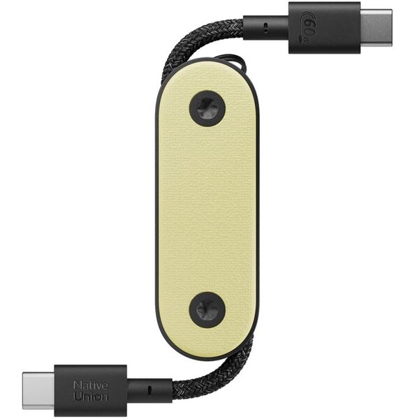 Native-Union-Pocket-Cable-USB-C-USB-C-kabel-60W-zluty