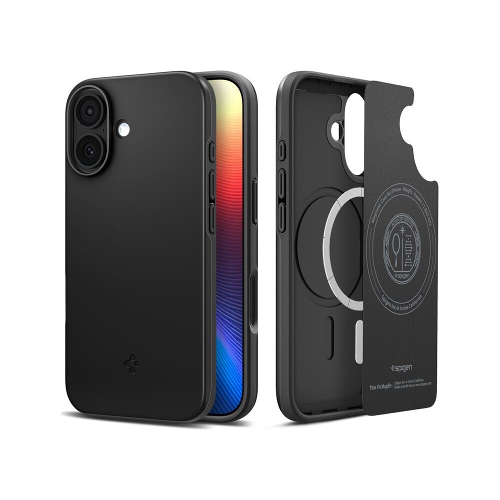 Spigen-Thin-Fit-MagSafe-kryt-iPhone-17-black