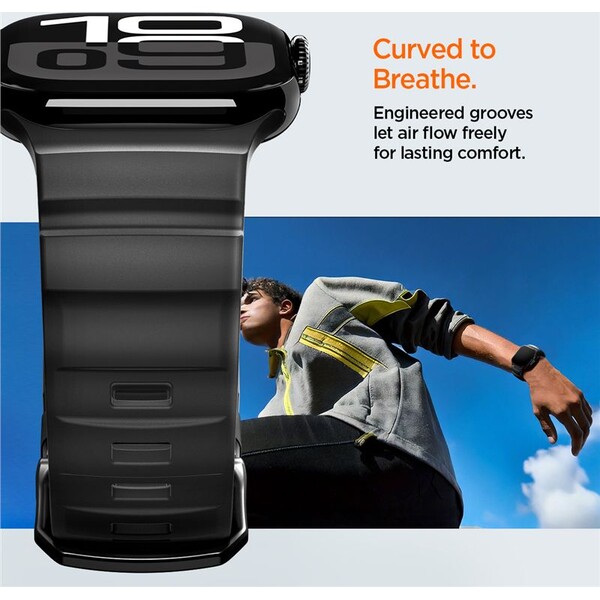 Spigen-Silicone-Band-reminek-Apple-Watch-49-46-45-44mm-cerny