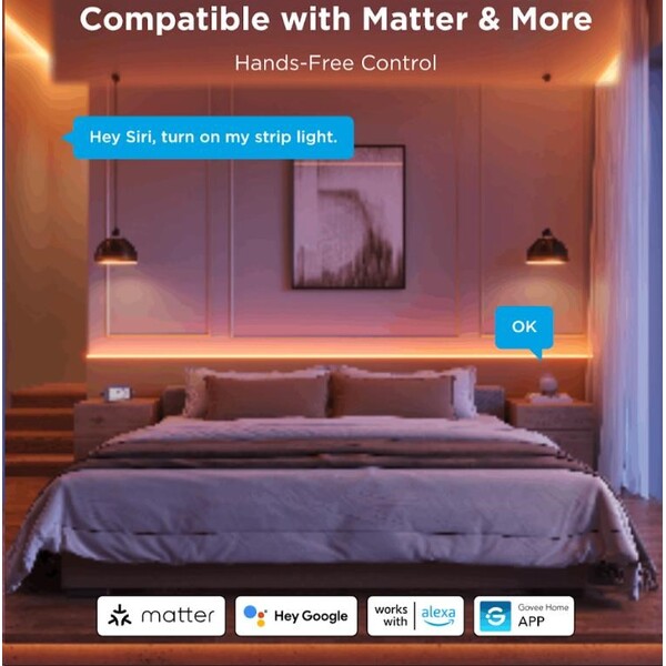 Govee-COB-Strip-Light-Pro-RGBICW-Matter-LED-pasek-3m