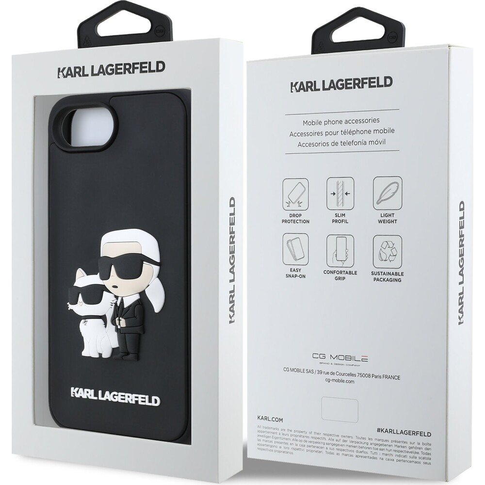 Karl-Lagerfeld-3D-Rubber-Karl-and-Choupette-kryt-iPhone-17e-16e-cerny