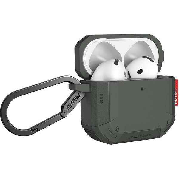SKINARMA-Mecha-CE-pouzdro-pro-AirPods-4-olivove-zelene