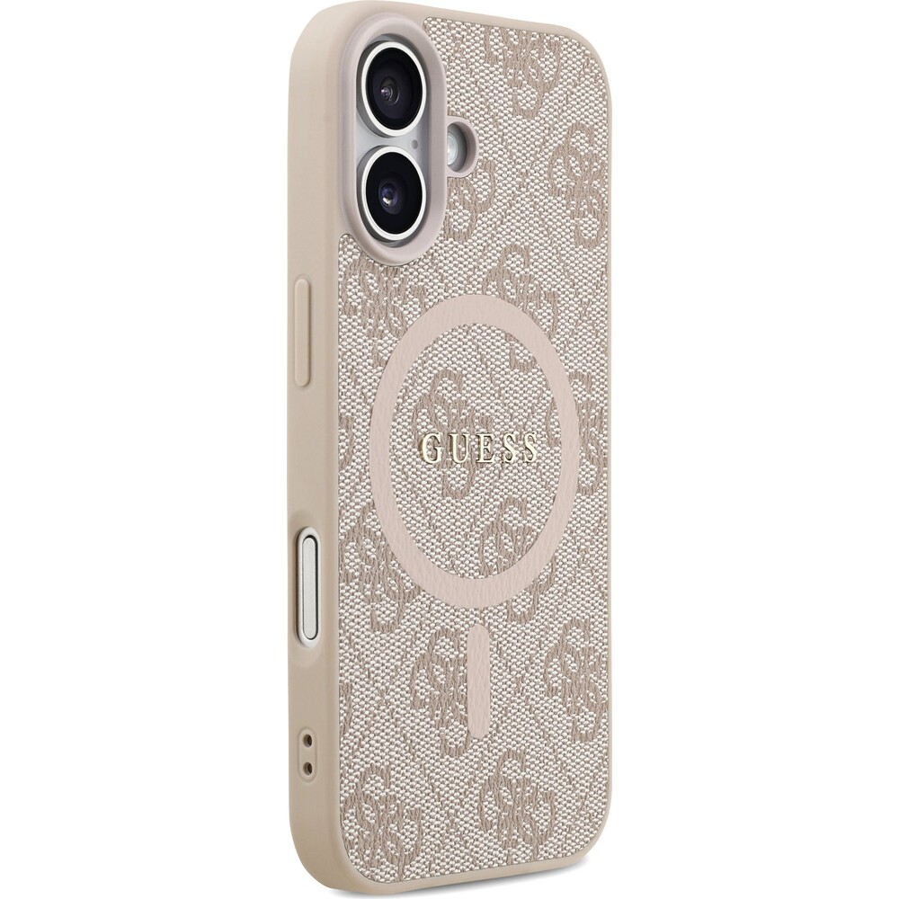 Guess-PU-Leather-4G-Colored-Ring-MagSafe-Zadni-Kryt-pro-iPhone-17-ruzovy