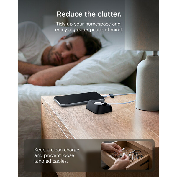Spigen-Magnetic-Cable-Holder-magneticky-organizer-cerny