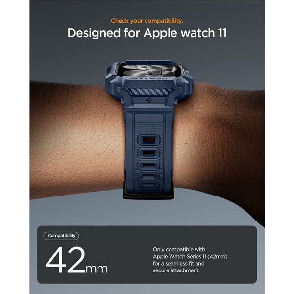 Spigen-Rugged-Armor-Pro-2-pouzdro-Apple-Watch-11-42mm-navy-blue