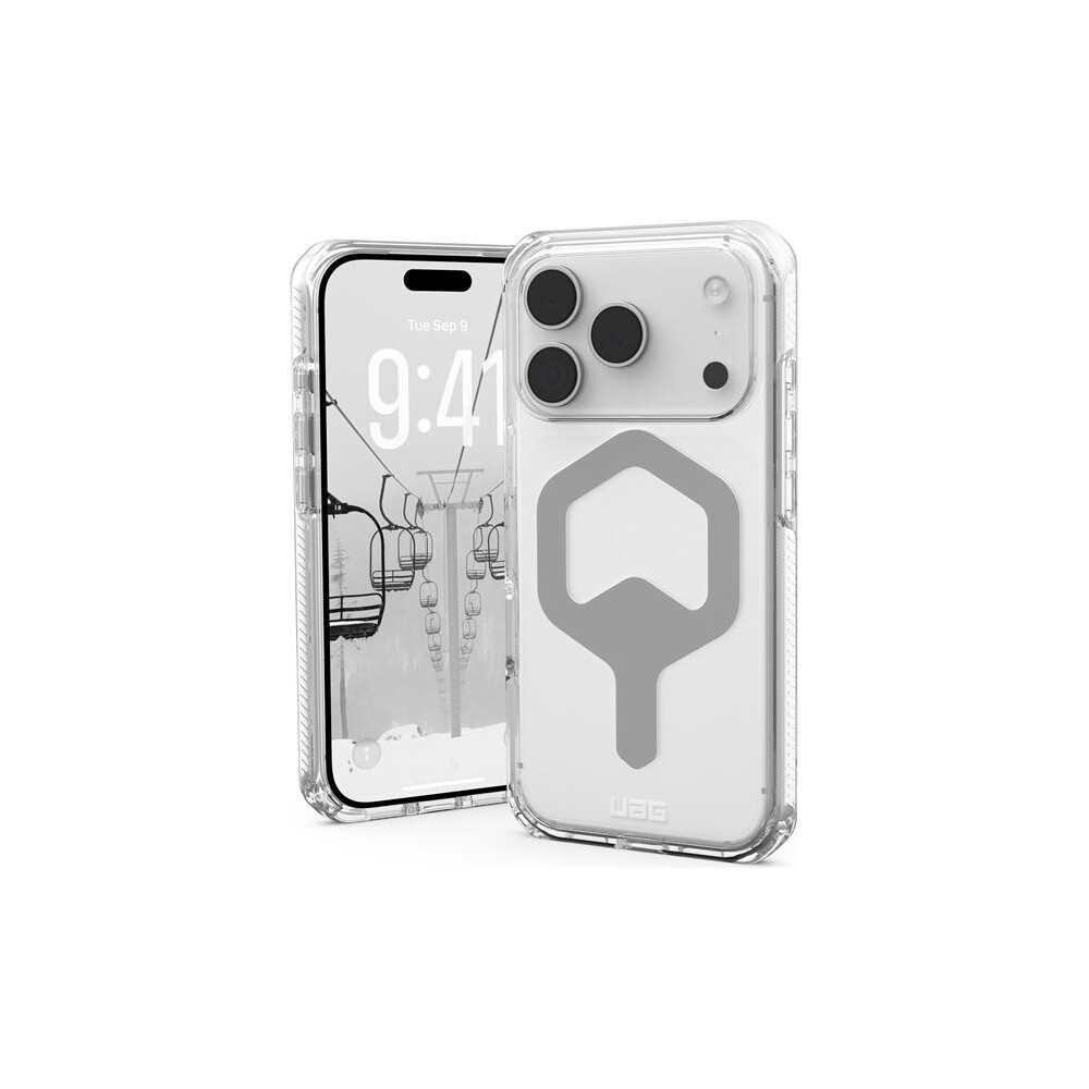 UAG-Plyo-Magsafe-kryt-iPhone-17-Pro-ciry-stribrny