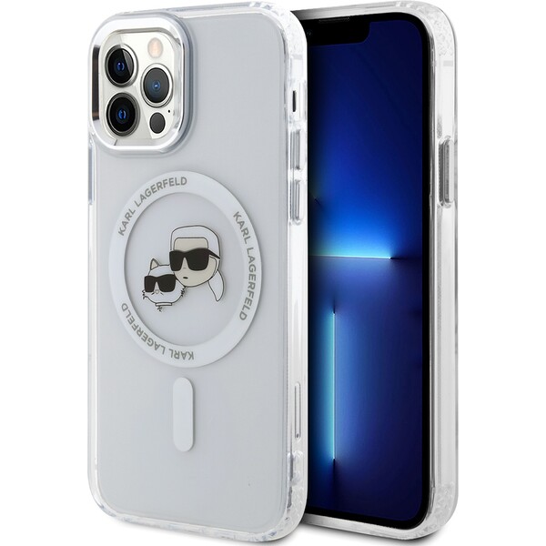 Karl-Lagerfeld-IML-K-CH-Heads-Metal-Frame-MagSafe-zadni-kryt-pro-iPhone-12-12-Pro-ciry