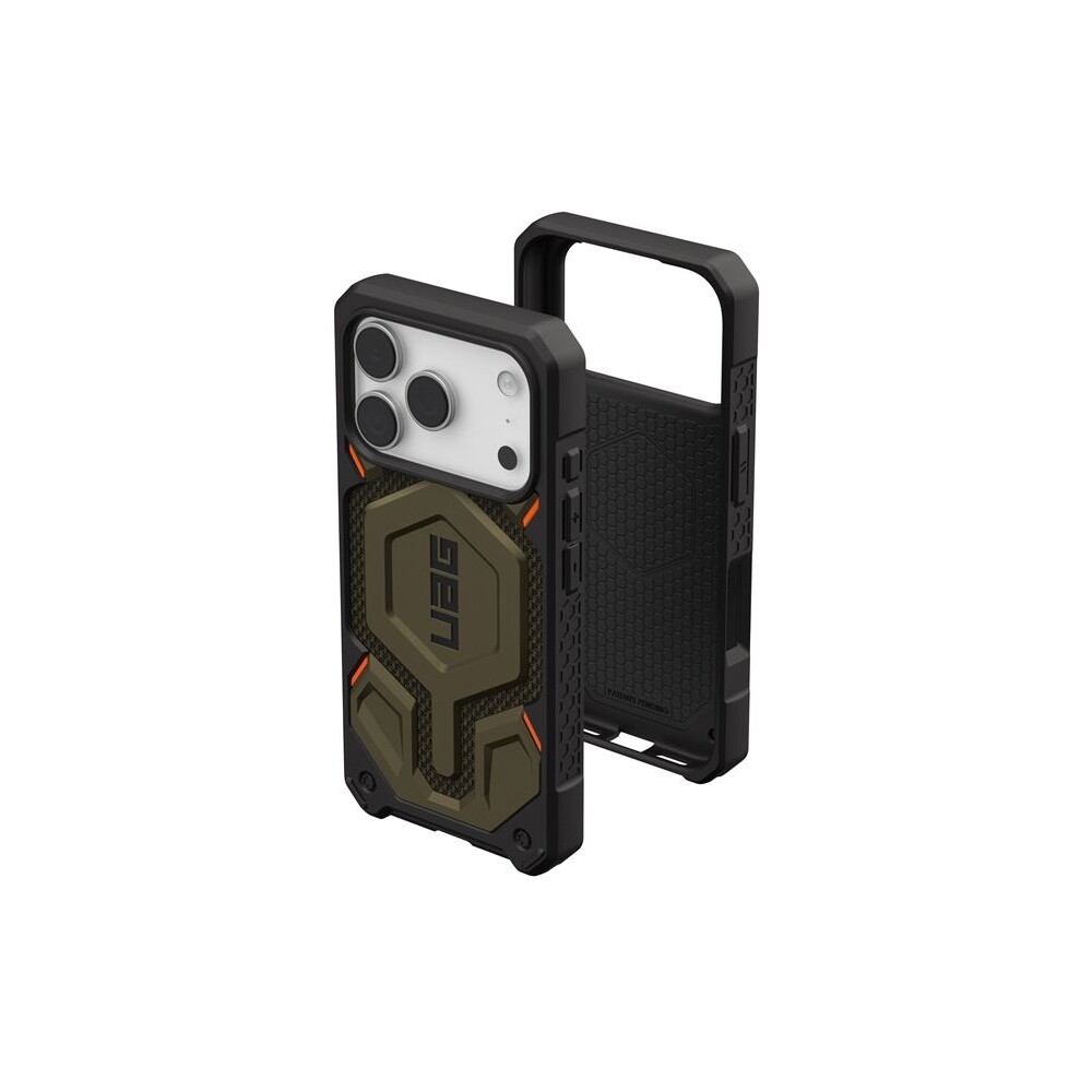 UAG-Monarch-Pro-MagSafe-Kevlar-kryt-iPhone-17-Pro-zeleny