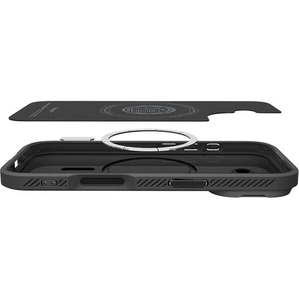 Spigen-Optik-Armor-MagSafe-kryt-iPhone-17-black