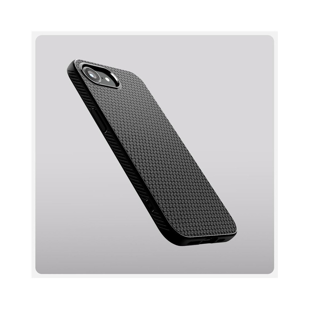 Spigen-Liquid-Air-MagSafe-kryt-iPhone-17e-16e-matne-cerny