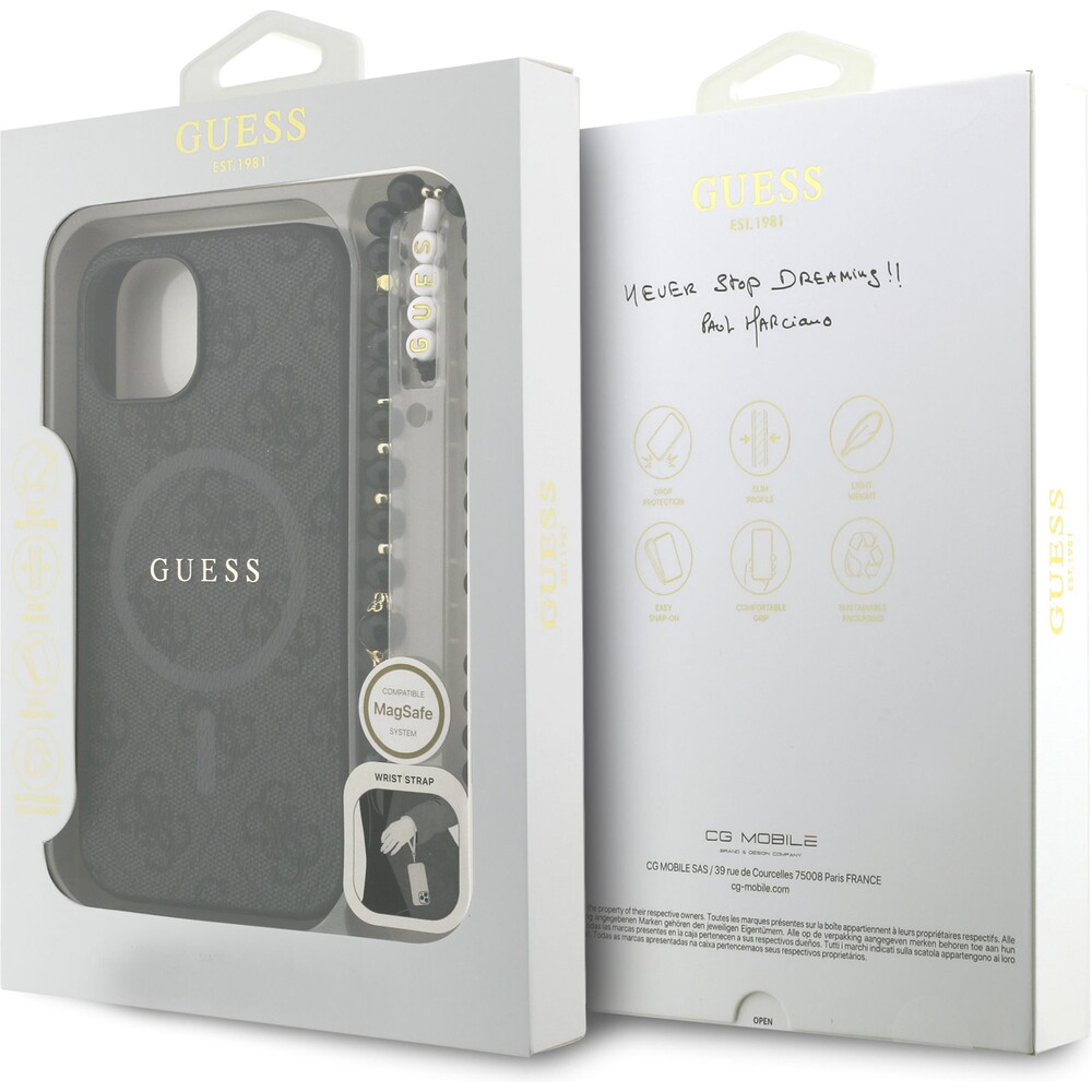 Guess-PU-Leather-4G-Colored-Ring-Strap-MagSafe-kryt-iPhone-14-cerny
