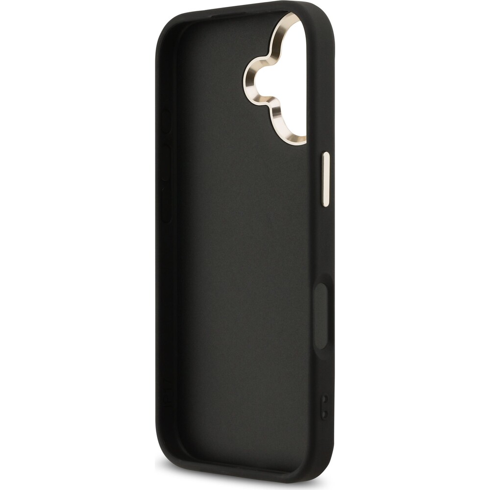 Guess-PU-Fixed-Glitter-4G-Metal-Frame-kryt-iPhone-17-cerny
