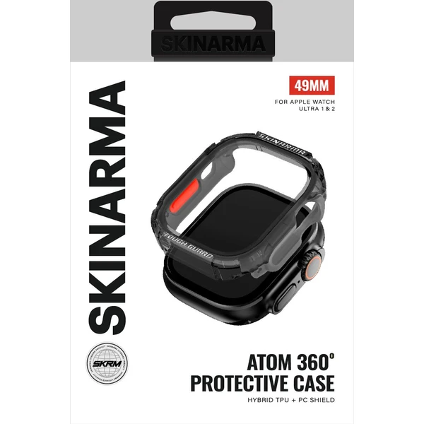 SKINARMA Atom kryt Apple Watch Ultra 49mm kouřový - Pouzdra - Obrázek ce0504297b20458ea125202b8a5e2933
