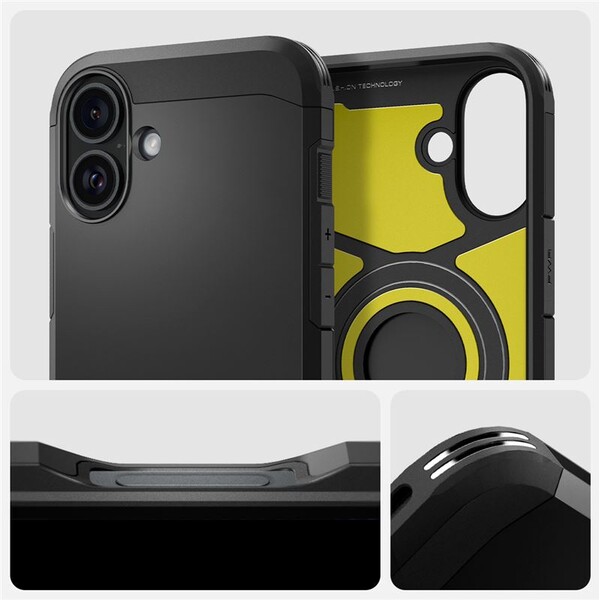 Spigen-Tough-Armor-MagSafe-kryt-iPhone-16-black