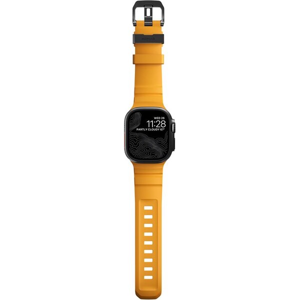 Nomad-Rocky-Point-Band-reminek-Apple-Watch-49-45-44-42mm-cerny-oranzovy