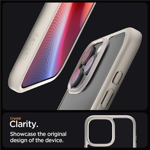Spigen-Ultra-Hybrid-kryt-iPhone-16-Pro-natural-titanium