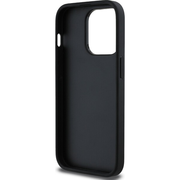 Guess-PU-Grained-4G-Metal-Logo-kryt-iPhone-14-Pro-cerny