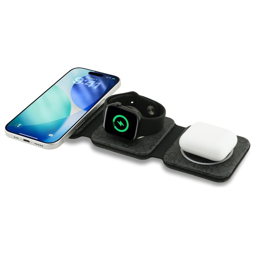 Guess-PU-4G-MagSafe-bezdratova-nabijecka-3v1-cerna