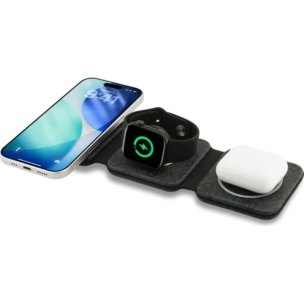 Guess-PU-4G-MagSafe-bezdratova-nabijecka-3v1-cerna