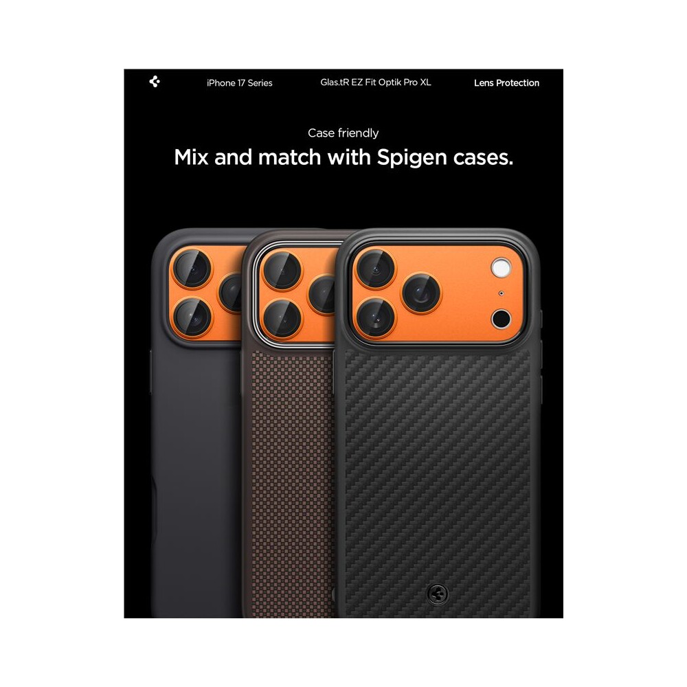 Spigen-Glass-tR-EZ-Fit-Optik-Pro-XL-sklo-na-fotoaparat-iPhone-17-Pro-Max-oranzove