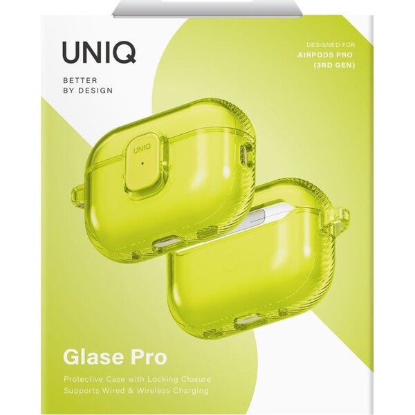 UNIQ-Glase-Pro-Lock-Case-pouzdro-AirPods-Pro-3-limetkove